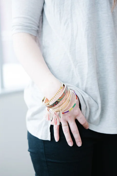 Bohemian Multicolor Handmade Bracelet Set