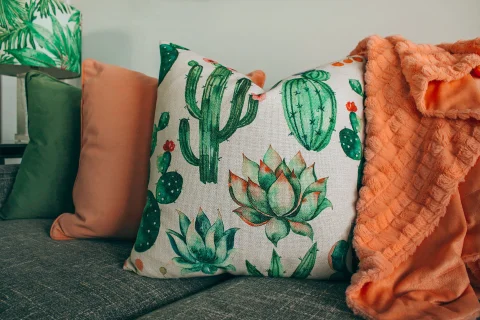 Blanket comfort couch pillow
